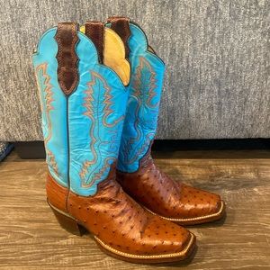 Women's Justin Ostrich Boots